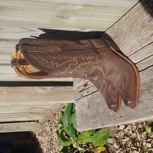 Old West | Brown Leather Midcalf Cowboy Boots